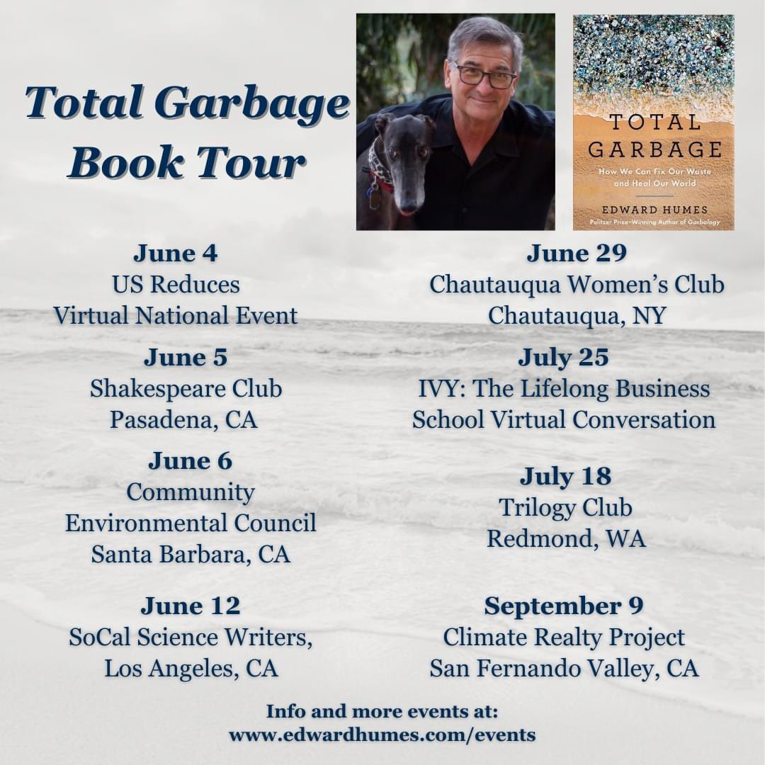 edwardhumes's tweet photo. I've had so many great conversations with readers across the country these past few weeks, and I'm thrilled that there's more meet-ups ahead. #TotalGarbage @Avery_Books https://t.co/xP0zjPSUFM