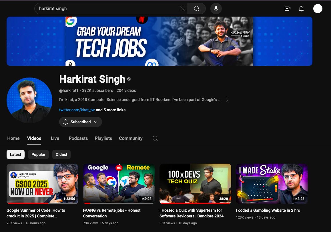 RageF2112's tweet photo. Harkirat Singh
-learned that you have to evolve if you want to become what you want and you can do anything 
-watching bhaiya's videos for motivation and learning new things and for updates .
saving money for buying bhaiya's cohort.
@kirat_tw 
@linkedin.com/in/kirat-li https://t.co/alUAJSDVYt
