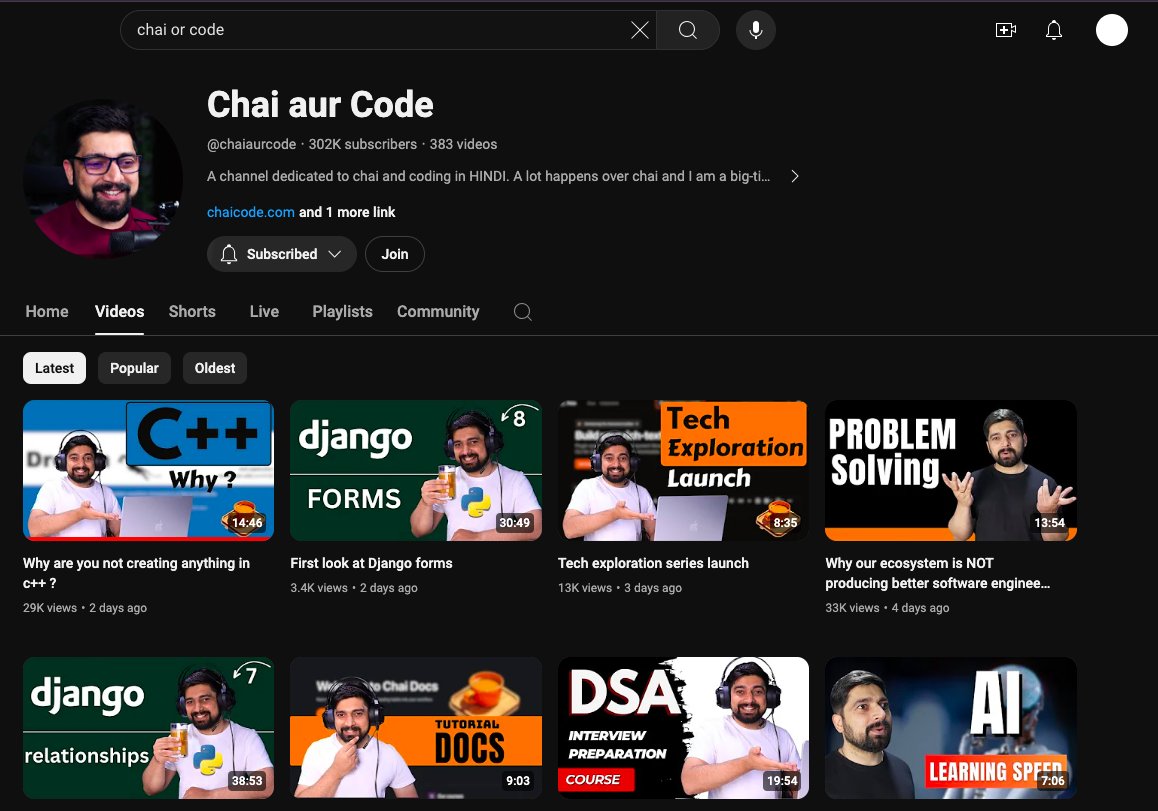 RageF2112's tweet photo. Chai or Code 
-loved his series of full stack (watched long videos ) 
-learning web dev is a process I guess not like Dsa grind problem and learn no here you need learn different way's to do same things 
-helped with learning fullstack 
@Hiteshdotcom https://t.co/vc4C4r6yk7