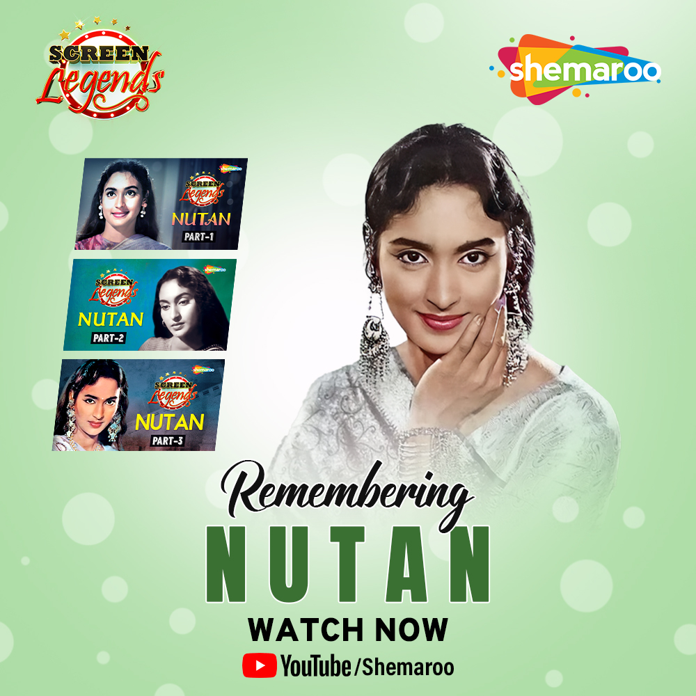 ShemarooEnt's tweet photo. Honoring Nutan on her birth anniversary today
Watch the special episode of Screen Legends 🧡💚

Tap here: https://t.co/rQyHo2Sd0d

#ShemarooEnt #ScreenLegends #Nutan https://t.co/YmNdxDuB78