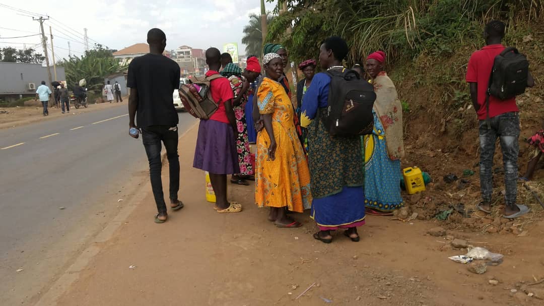 DailyMonitor's tweet photo. Stranded pilgrims seen at Namugongo martyrs site a day after Uganda Martyrs' Day commemoration. Some of them who traveled from as far as Tororo District in Eastern Uganda (over 200kms) told this publication that they didn't have fares to return home.

#MonitorUpdates
📸Ronald Ssenvuma