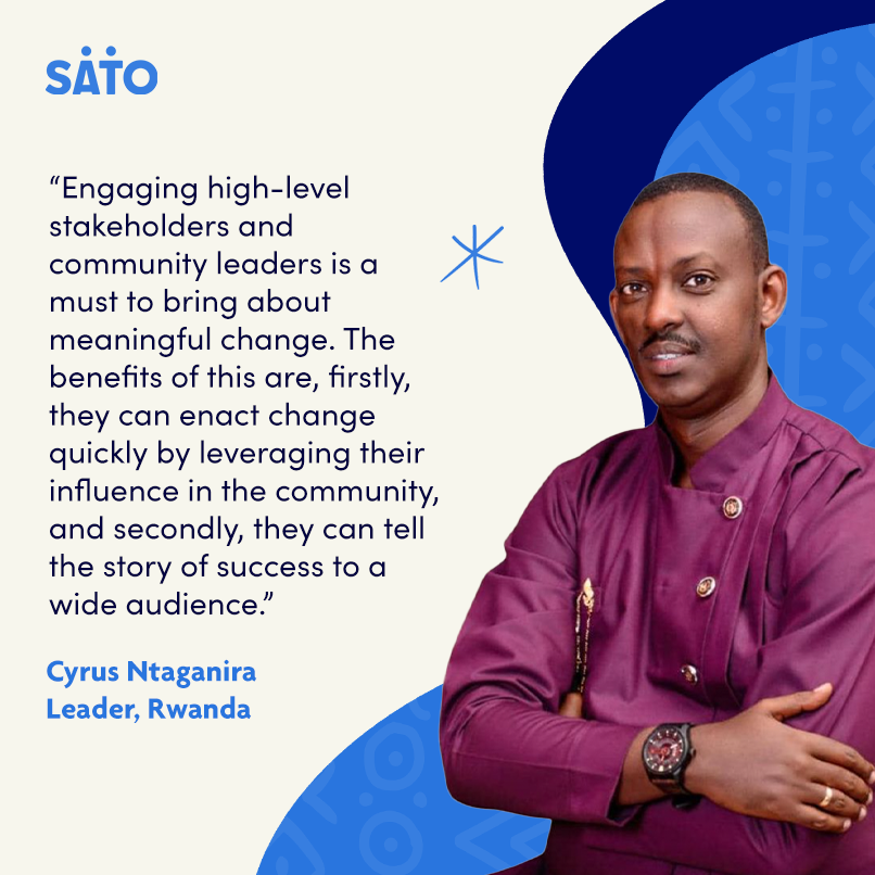 Changing Rwanda, a SATO toilet at a time!

In Rwanda’s Rulindo district, we partnered with Water for People through their Isoko y’Ubuzima project to accelerate access to improved sanitation, especially in schools.

We began with a community engagement programme aiming to improve