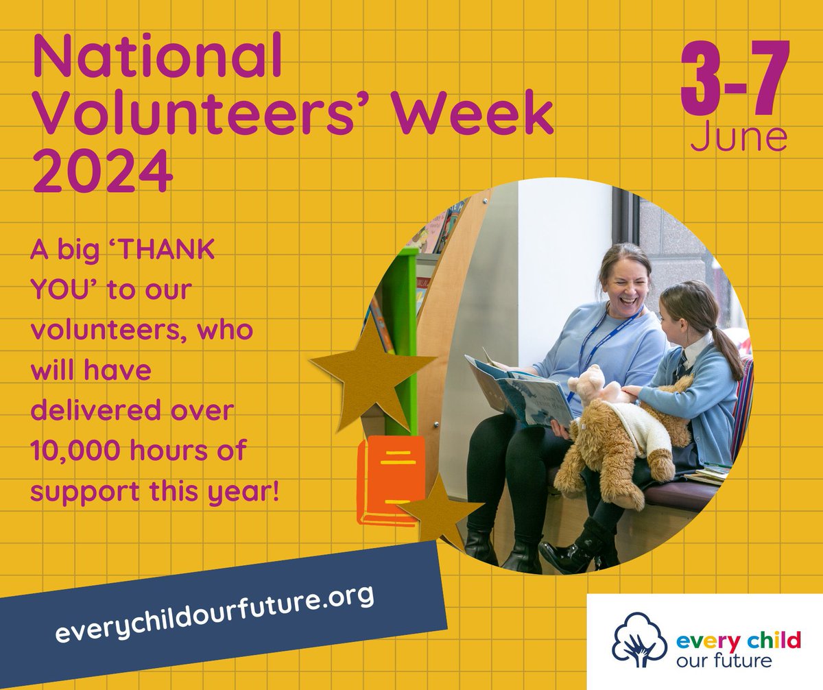 A really big THANK YOU to our wonderful volunteers.
Helping children develop reading skills and a love of books makes a world of difference 📚❤️📚 #volunteersweek