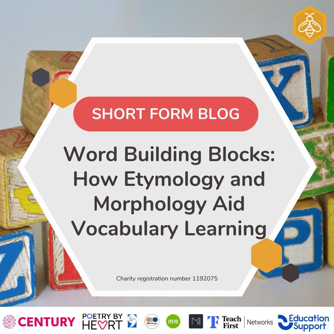 🖊️ Litdrive blog 🖊️

Litdrive brings you the second post in a series of short form blog posts which unpick language topics.  🐝 

Read our new blog explores teaching morphology and etymology to aid vocabulary learning: buff.ly/4e2VriL

#LitdriveCPD <a href="/Team_English1/">Team English</a>