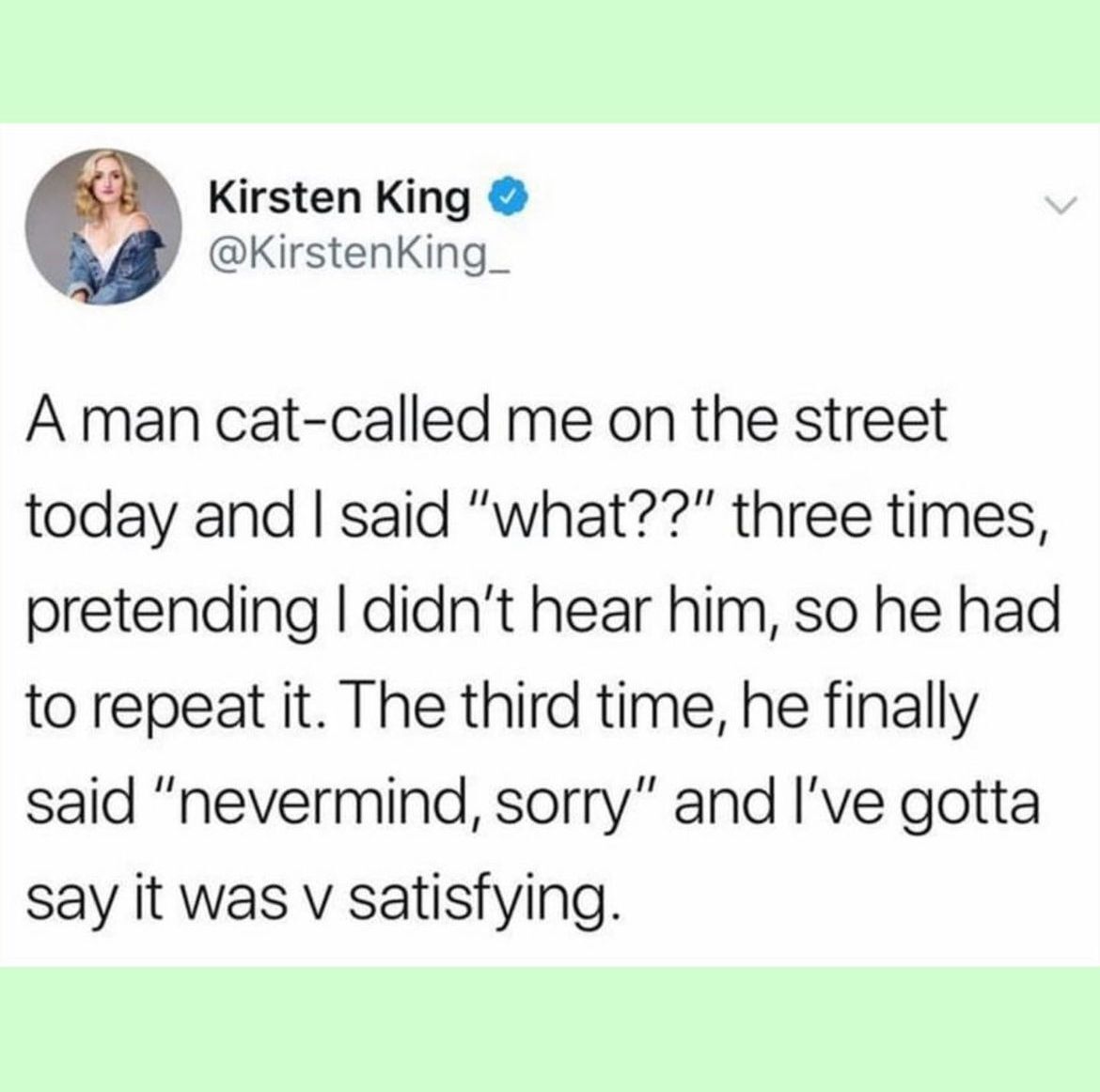viralwomen's tweet photo. 𝘊𝘳𝘦𝘥𝘪𝘵: 𝘒𝘪𝘳𝘴𝘵𝘦𝘯 𝘒𝘪𝘯𝘨 / @𝘒𝘪𝘳𝘴𝘵𝘦𝘯𝘒𝘪𝘯𝘨_
See our "𝗦𝘁𝗼𝗽 𝗖𝗮𝘁𝗰𝗮𝗹𝗹𝗶𝗻𝗴 𝗠𝗲" 👚 & get a 20-30% discount with code WRN20 from the following link: https://t.co/63eTSH6zS9
#catcalling #catcall #stopcatcalling https://t.co/1R7glEnyIS