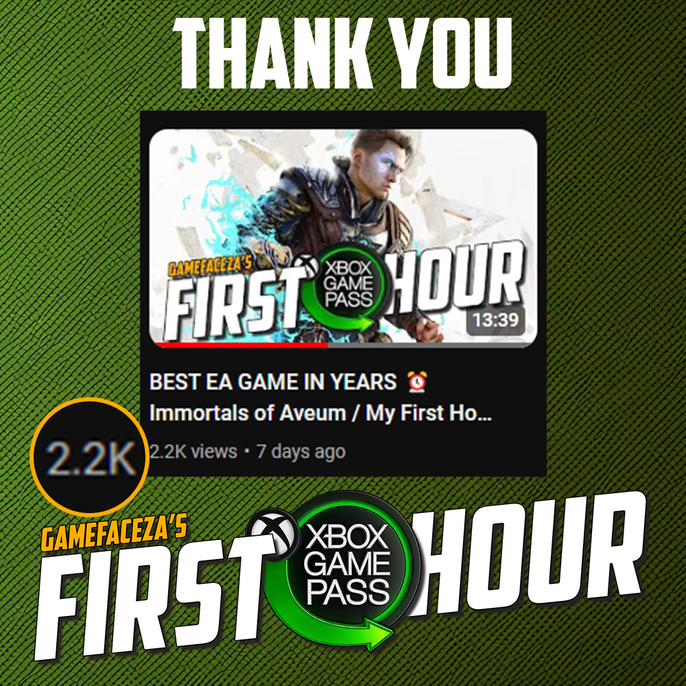 GameFaceZA's tweet photo. My first video to hit 1000 views on #MyFirstHour has now hit 2000 !! A huge thank you.
https://t.co/xJL8C0typk https://t.co/omDQfEiGc9