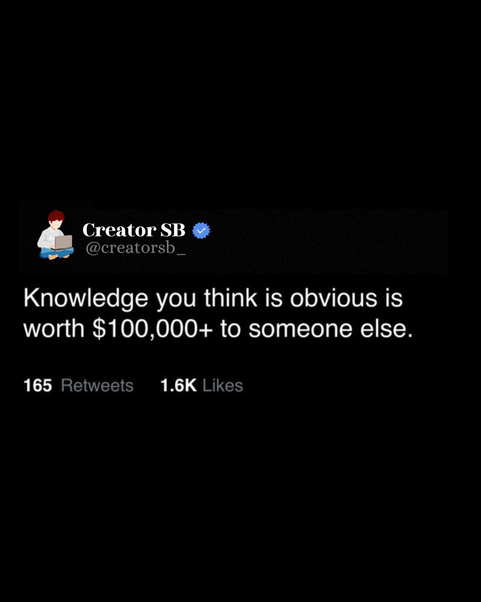 SB__Codes's tweet image. See the #letest post and #great tips for you 
How You can start making a 6 figure solo business ✨️

Link to the linkedin Post :
[ linkedin.com/posts/creator-… ]

#greatpost #business #solo #Tips #money #6figure #motivation #LearnAndGrow