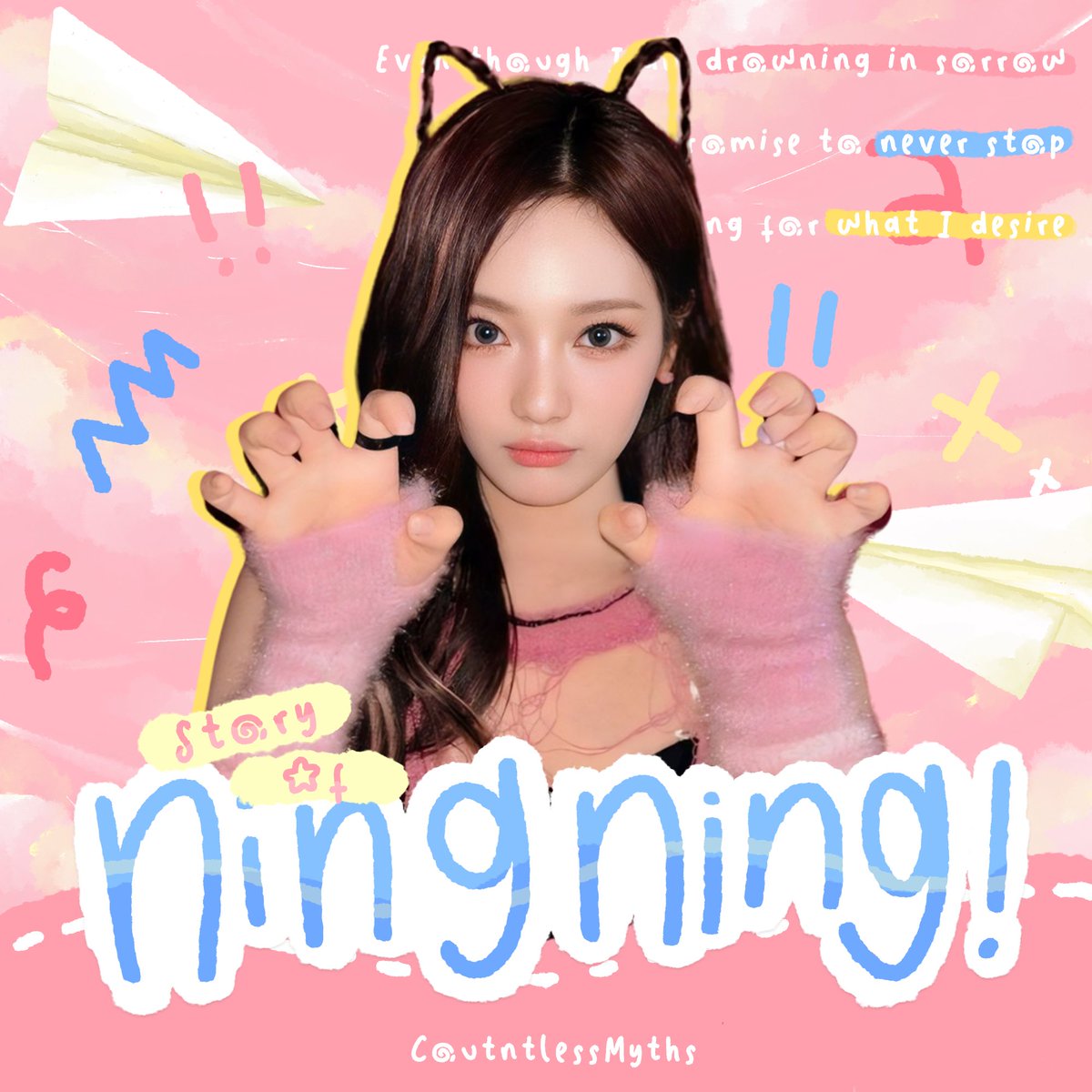 ⠀
Even though I am drowning in sorrow, I promise to never stop looking for what I desire. With this, I, StoryOfNingning, will continue to paint my story, without living in fear of the final ending that I never know.
⠀