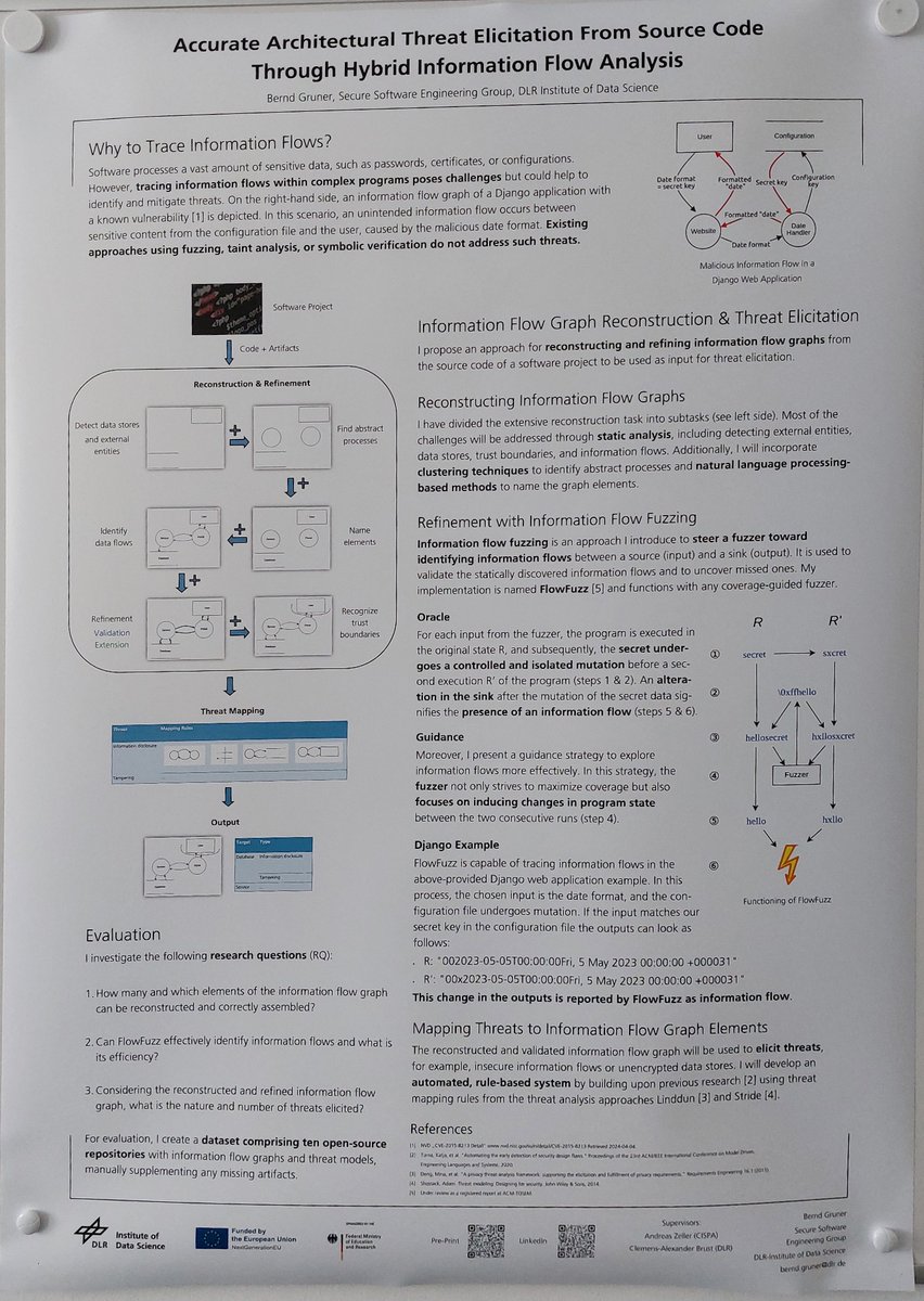 We look back on a successful Data Science Day 2024 in Jena with interesting presentations from science and industry. We contributed four posters covering sustainable forest management, sustainable agriculture, and secure software engineering, and enjoyed the engaging discussions.