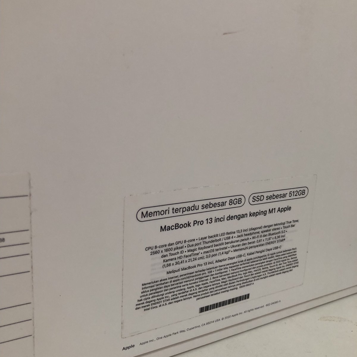 pecirkcid's tweet image. WTS

MacBook Pro 2020 M1 13&quot; (space Grey) 

- RAM 8GB
- SSD 512GB
- Fullset Box
- Garansi habis
- Kondisi Mulus terawat no minus 100% normal

Harga 15jt (Nego) lebih detail bisa DM 
COD Bandung Kota Pahlawan-Cibeunying-Dago-ciumbeuleuit

#wts #macbookproM1