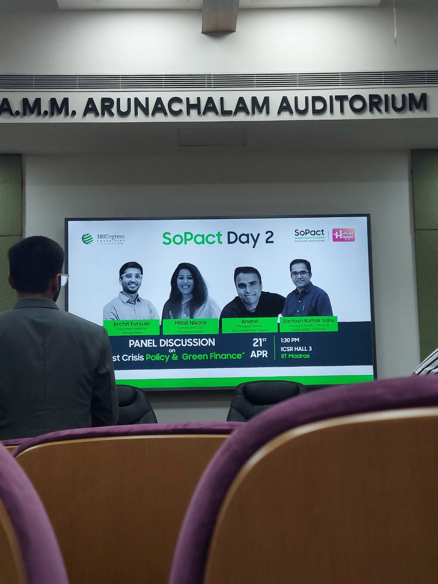 180dcvitc's tweet photo. 4/6: Later, we explored post-crisis recovery strategies in a Panel Discussion on Sustainable Recovery, featuring Mr. Archit Fursule, Ms. Mitali Nikore, and Mr. Anand Sampathraman, moderated by Prof. Santosh Kumar Sahu.
#PostCrisisRecovery #SustainableFinance #180DC https://t.co/LyXErb9Kdk