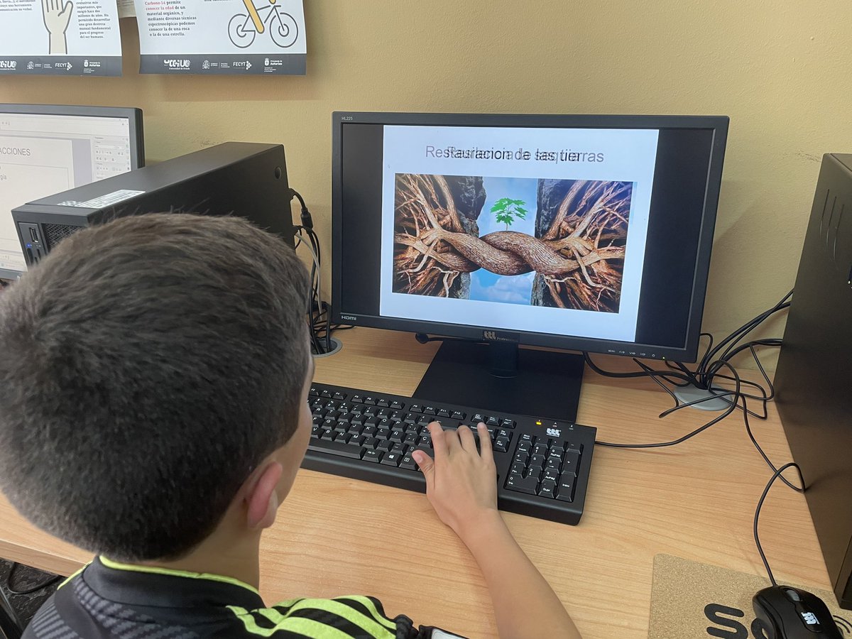 Esta semana trabajando las #TIC y celebrando el Día Mundial del #MedioAmbiente  5 de junio 👍2024 #nuestrastierras con nuestros “grandes”de #Somiedo #molanlastic #Ciencia #sdtl