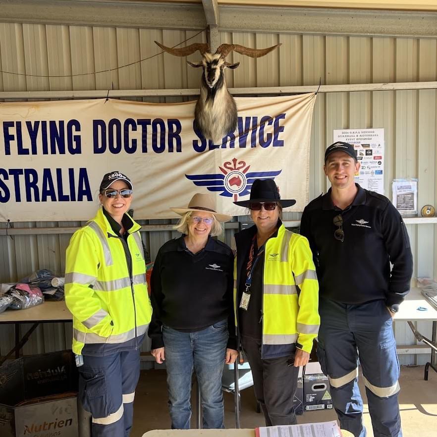 DYK we support regional &amp; remote events with health promotion &amp; first responder assistance? Here’s Mandy, Dr Jenny, Fiona and Lachy at Gawler Ranges Progress Association's  Nonning Gymkhana &amp; Motokhana earlier this month 💙