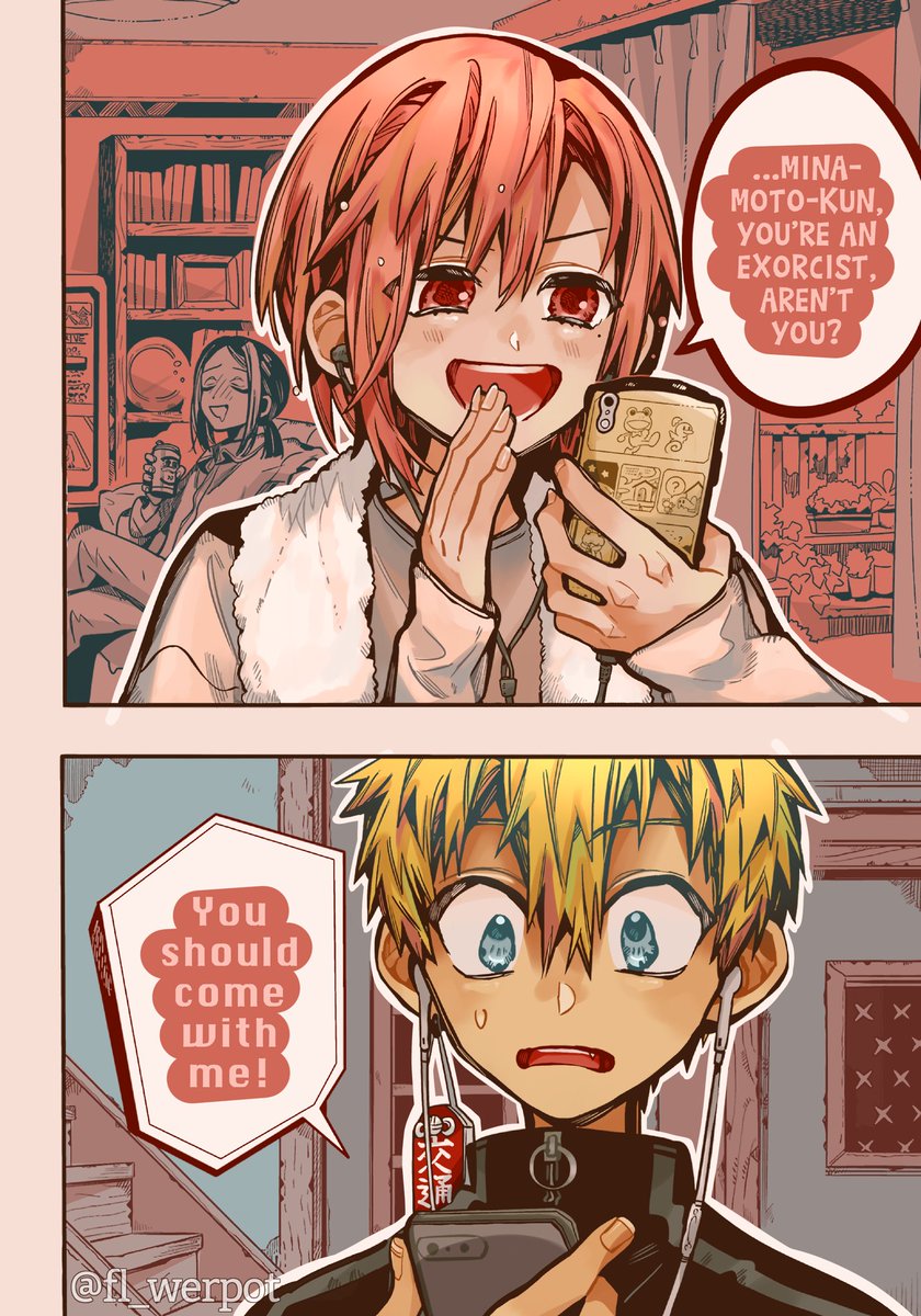 //: "...Minamoto-kun, you're an exorcist, aren't you?"
#tbhk #jshk #mitsukou