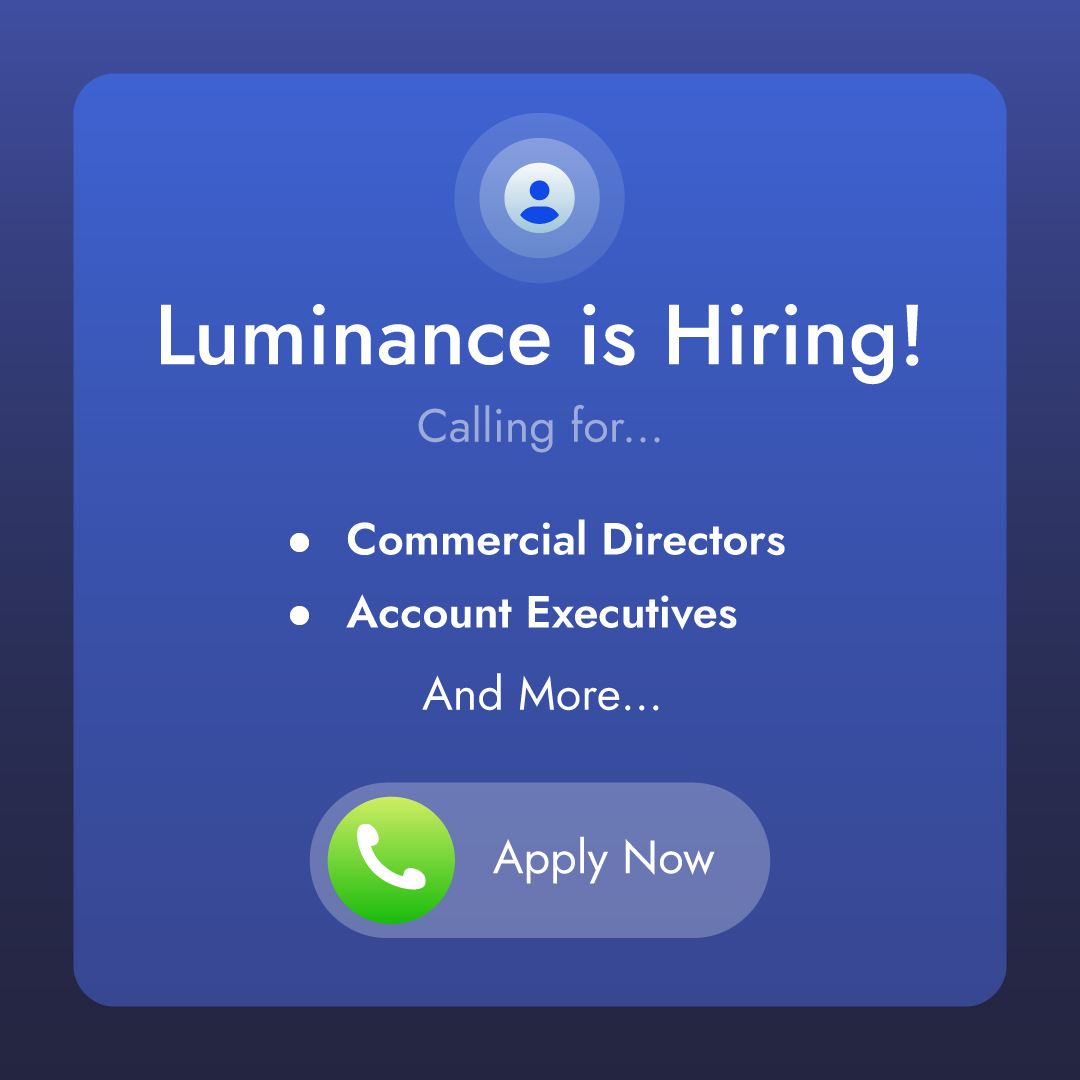 Luminance is hiring! 🚀 Join a leading AI company fresh off a $40M Series B. Roles in Sales, Marketing, Product, and Customer Success available globally.

Apply today: luminance.com/careers.html

#Hiring #AI #CareerOpportunities #LifeAtLuminance
