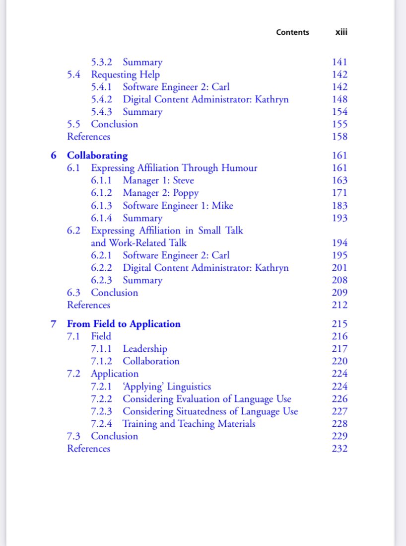 Pleased to say that my book Leadership and Collaboration in Workplace Discourse: From Field to Application is now out! link.springer.com/book/10.1007/9… <a href="/UoNEnglish/">Nottingham English</a> <a href="/Palgrave_Ling/">Palgrave Language and Linguistics</a>