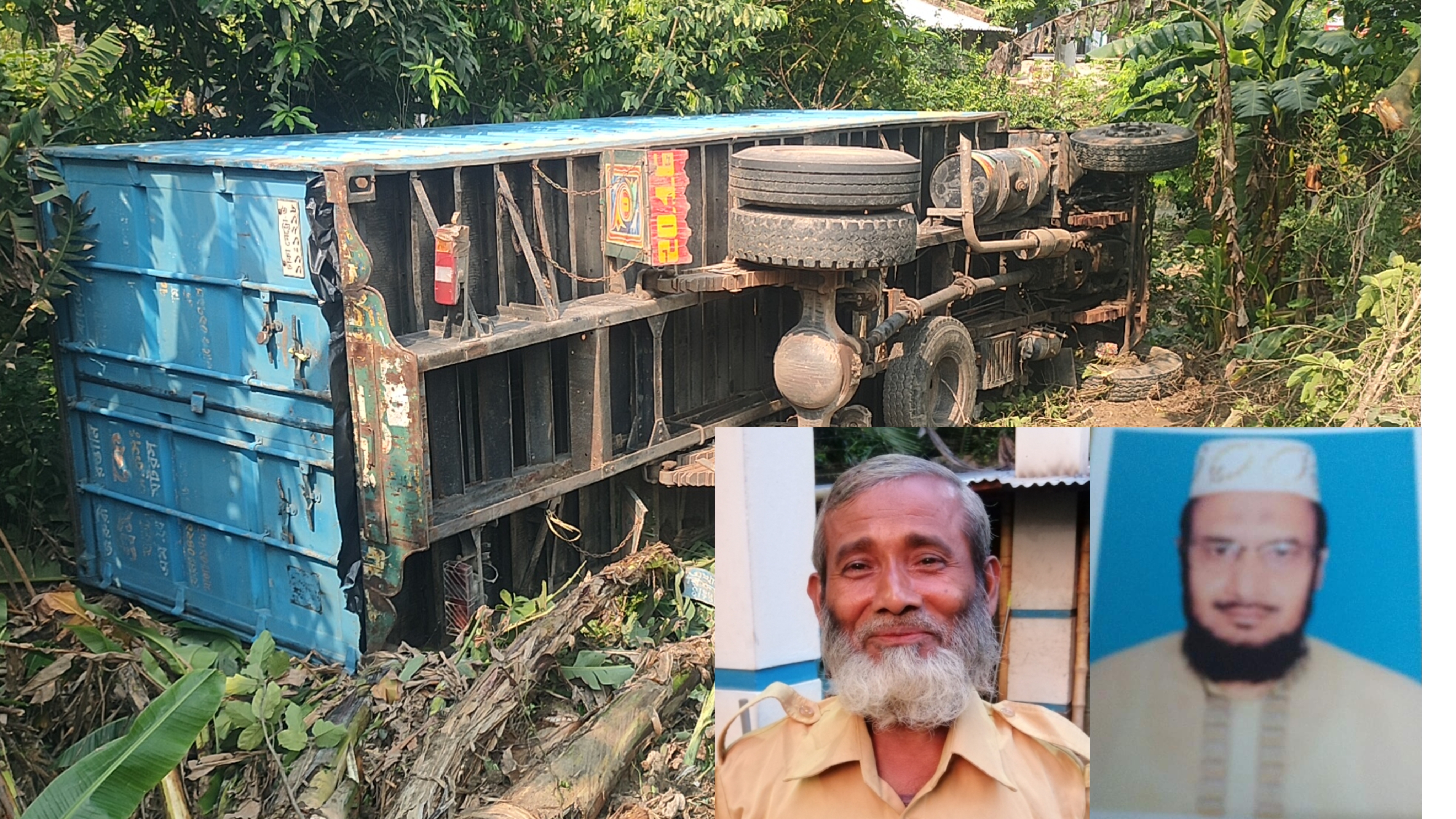 যশোরের শার্শায় ট্রাক চাপায় দুই বৃদ্ধ নিহত