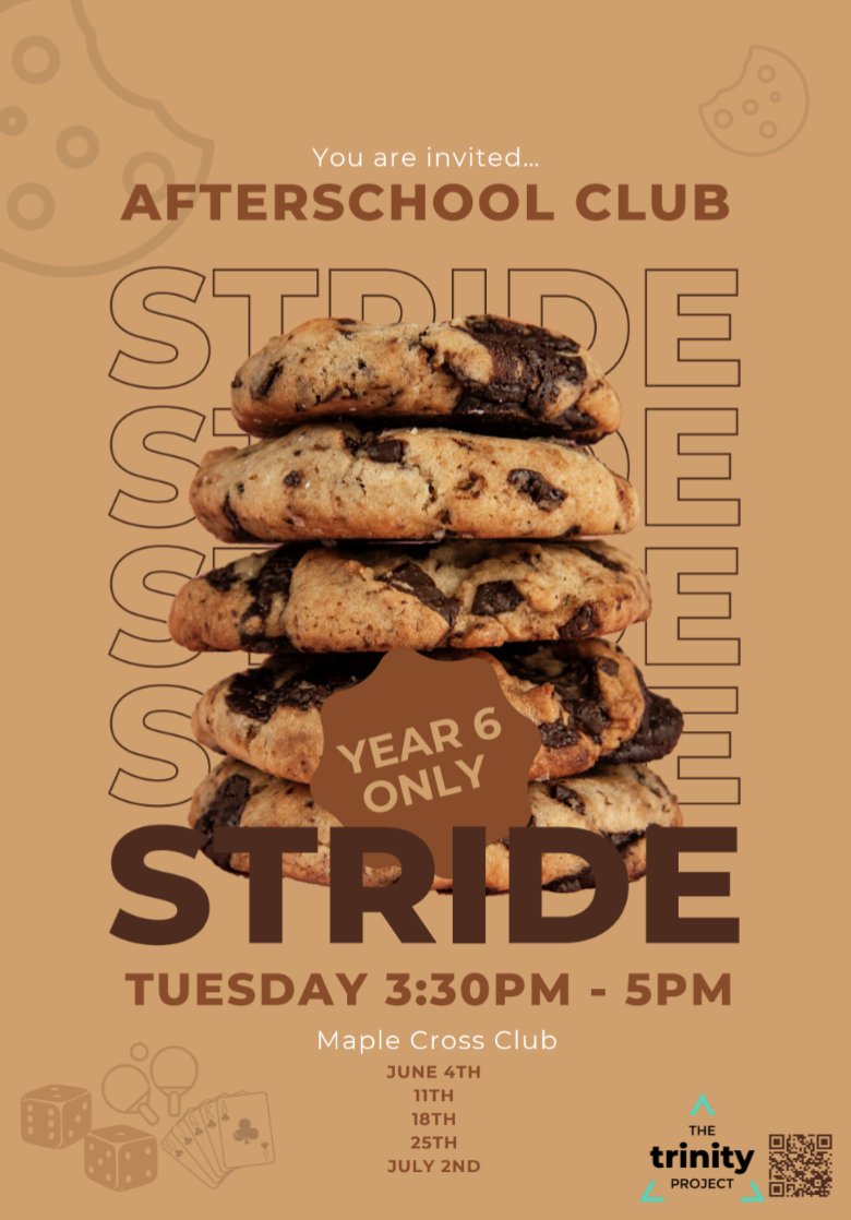 #Stride opens it's doors this afternoon for the first time helping yr 6s transition well to yr 7.

In conjunction with <a href="/parish_mill/">The Parish Of Mill End & Heronsgate w/ West Hyde</a> and the support of <a href="/MapleCrossJMI/">Maple Cross School</a>