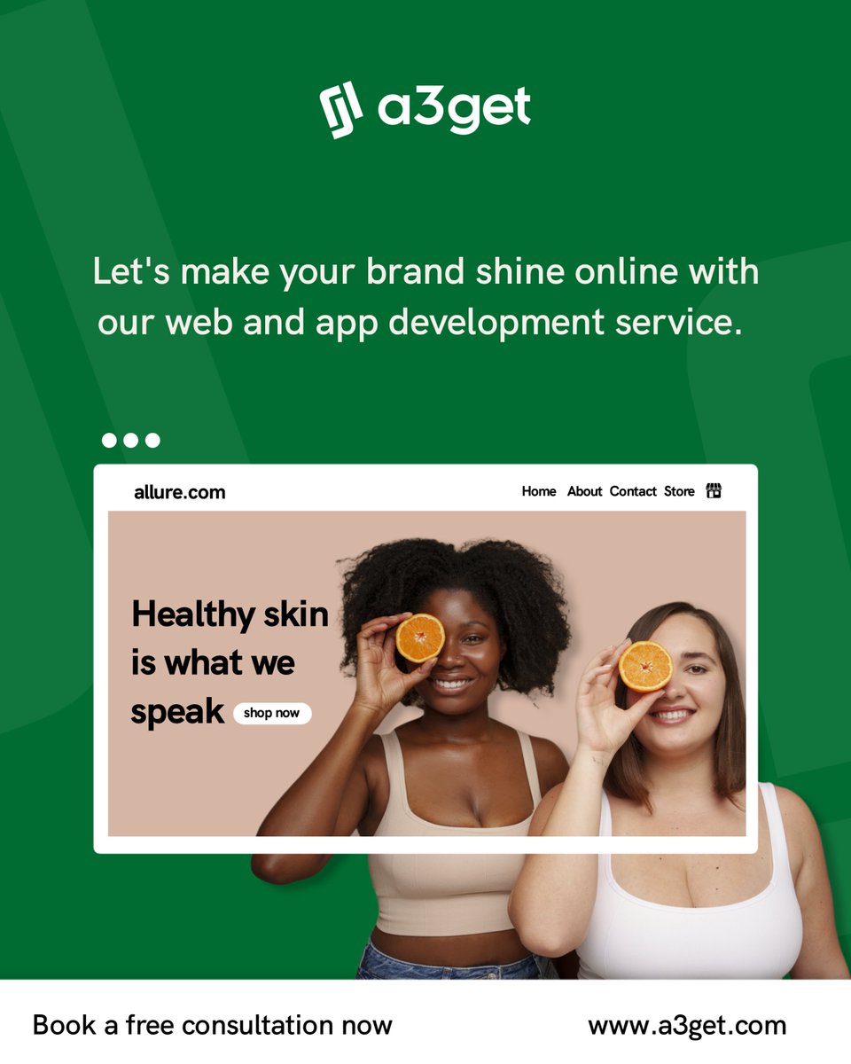 a3getltd's tweet photo. 🌟 Struggling to scale your beauty brand online? We get it – the struggle is real. We are here to handle your digital needs, so you can focus on creating amazing beauty products. 
Book a free consultation with us now – https://t.co/zzVM06GWDt

#BeautyTrends #Cosmetics #webandapp https://t.co/RPG0b21YFp