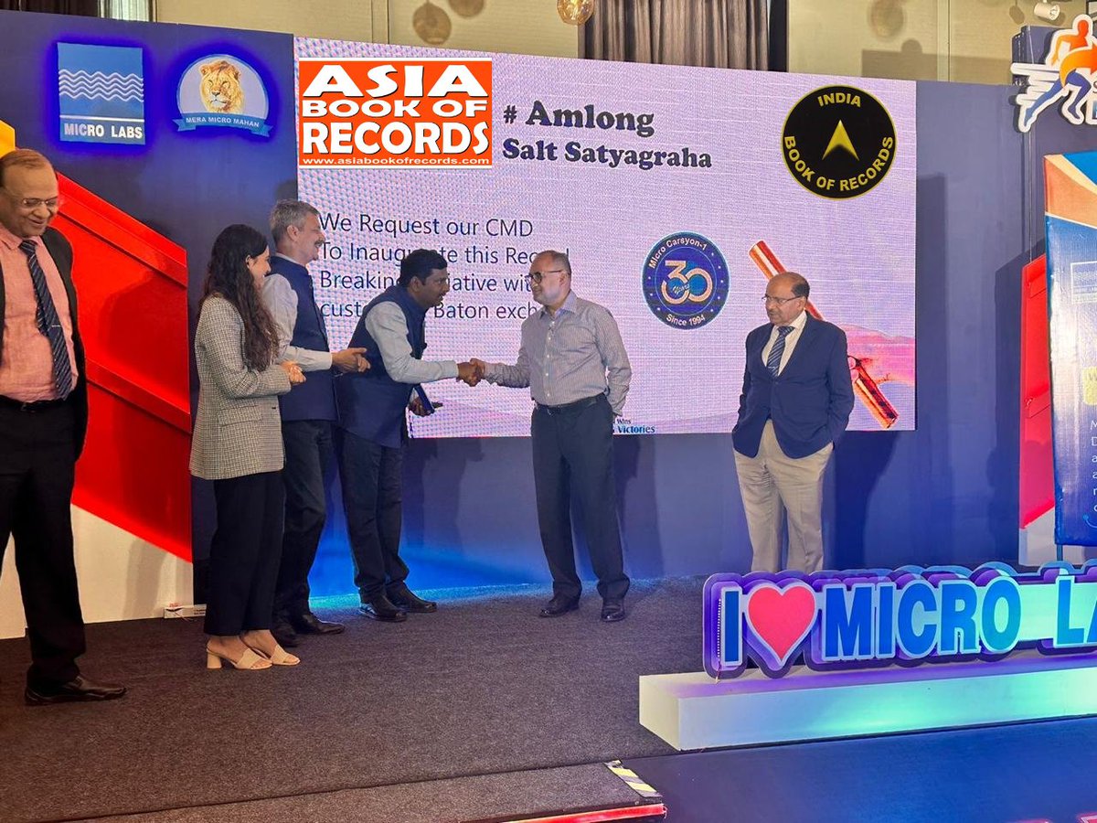 indiabookrecord's tweet image. Micro Labs, a leading pharmaceutical company, has united with healthcare professionals across India to raise awareness on salt reduction It is all set to etch its name in the #IBR with the title ‘Maximum HCPs Taking an Online Pledge for Salt Reduction’.
#MicroLabs #SaltReduction