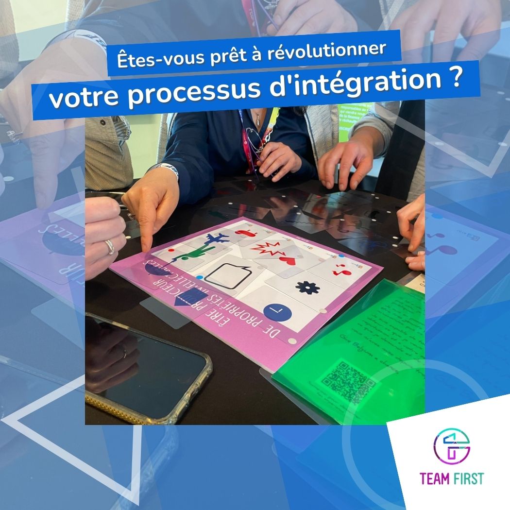 TeamFirstBe's tweet photo. Rendez l'intégration de vos nouveaux collaborateur•rice•s aussi enrichissante que motivante avec l'onboarding ludique de Team First. 

👉 Prêt à transformer votre processus d'intégration ? 

Créons une première impression qui compte vraiment !

#TeamWork #TeamPlay #TeamFirst https://t.co/fo4gPAFcKv