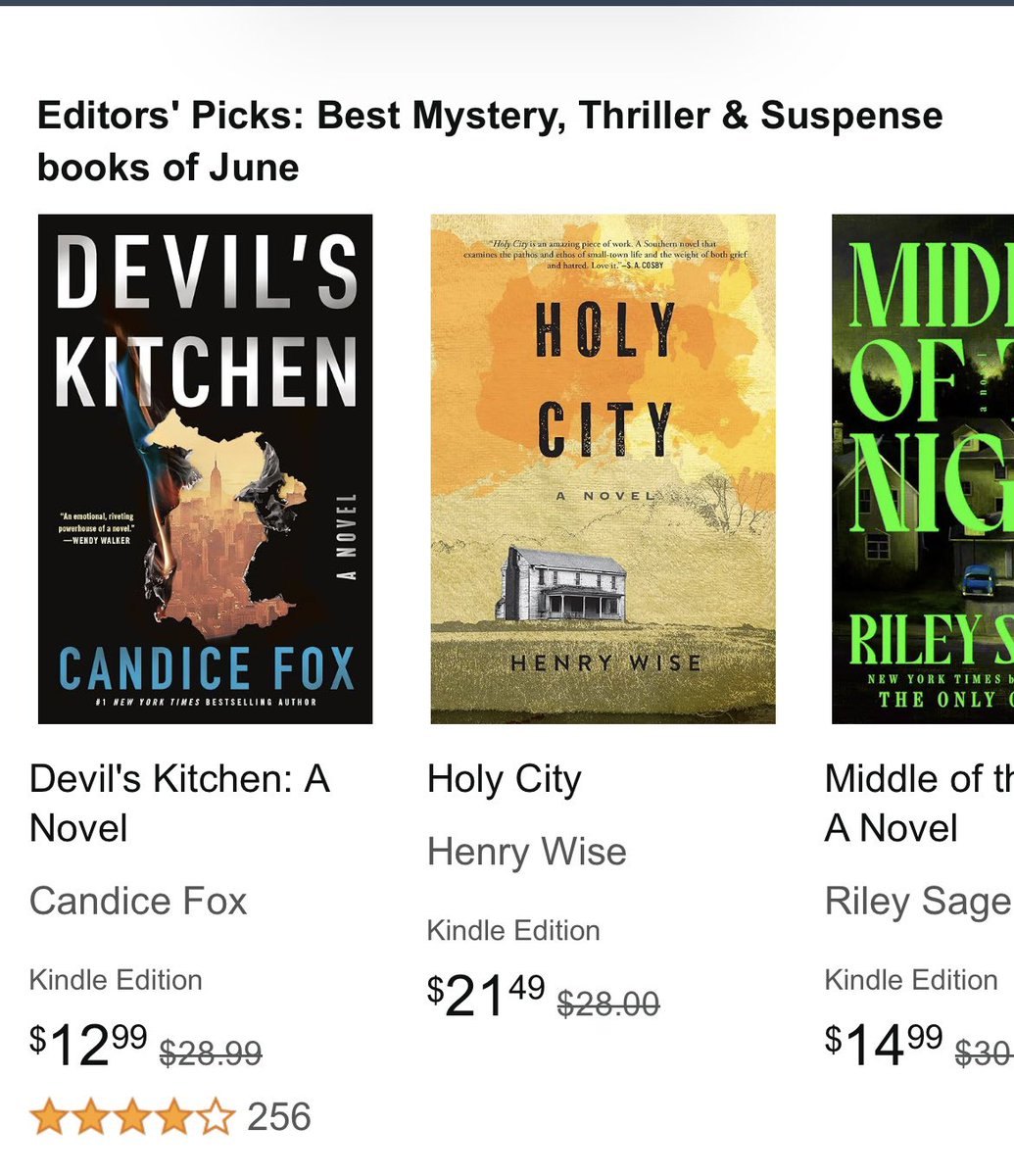 candicefoxbooks's tweet photo. Get your welding gloves on, AMERICA. Because it’s time to get this year’s hottest item DEVIL’S KITCHEN in your hands. Kicking things off by hitting Amazon’s Best Books of June list. Thanks so much, team! Happy reading everyone! #candicefox #devilskitchen https://t.co/0CbZ6dryPq