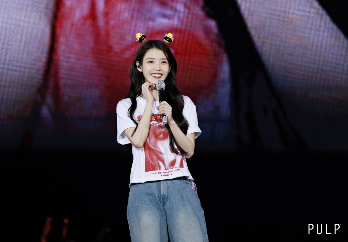pulpliveworld's tweet photo. We hope that you felt the great love and admiration radiating from your Filipino UAENA. We cheered, we sang, we cried, we danced, we held our lightsticks high, all united by our love for you. You will always be our Dearest Darling, our guiding star in a universe filled with music and dreams. Thank you, IU, for being you, for sharing your talent with the world, and for being a beacon of light in our lives. We eagerly await the day when we can welcome you back once again. ✨

#아이유 #IU
#HEREH #HEREH_WORLD_TOUR_IN_MANILA
Photos by Joel H. Garcia