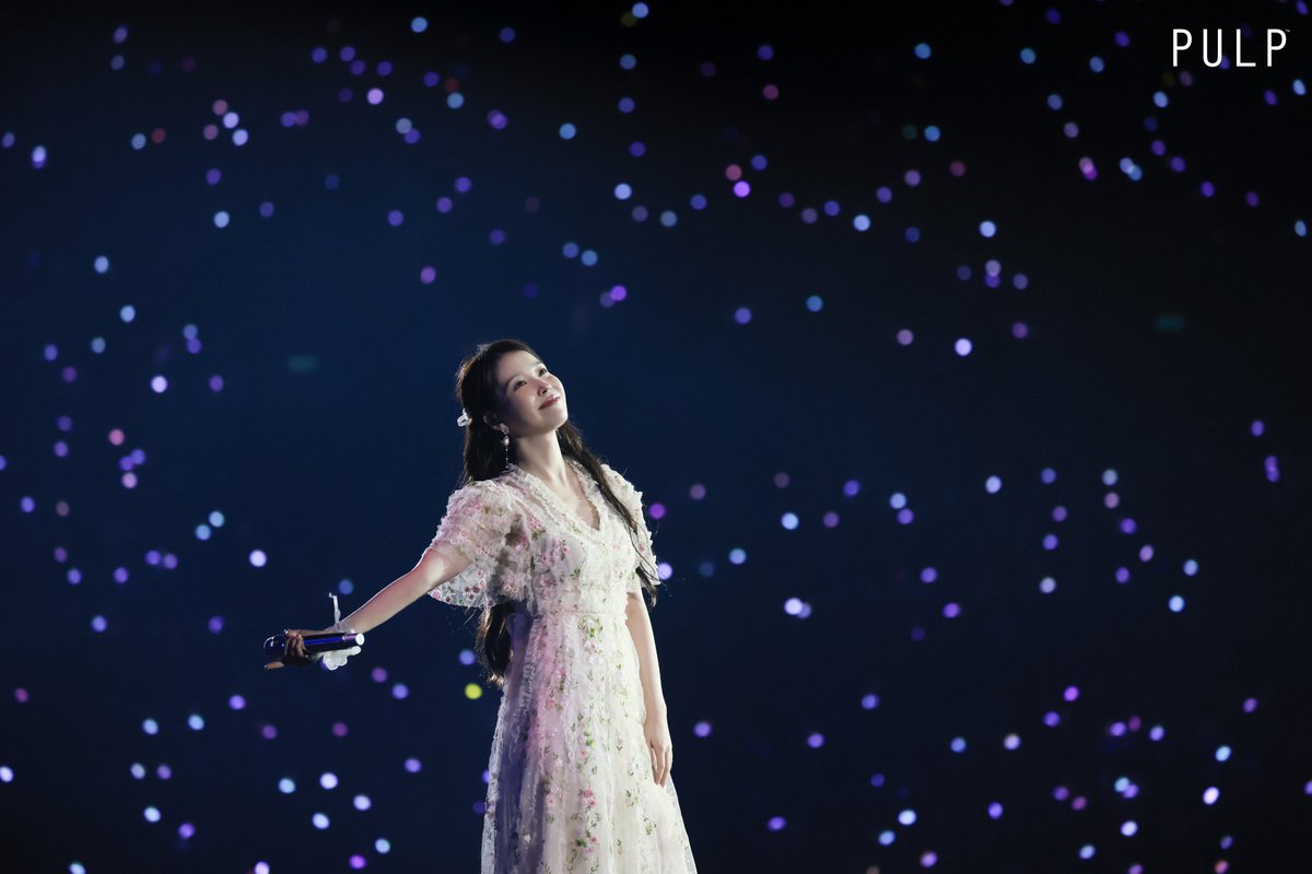 pulpliveworld's tweet photo. We hope that you felt the great love and admiration radiating from your Filipino UAENA. We cheered, we sang, we cried, we danced, we held our lightsticks high, all united by our love for you. You will always be our Dearest Darling, our guiding star in a universe filled with music and dreams. Thank you, IU, for being you, for sharing your talent with the world, and for being a beacon of light in our lives. We eagerly await the day when we can welcome you back once again. ✨

#아이유 #IU
#HEREH #HEREH_WORLD_TOUR_IN_MANILA
Photos by Joel H. Garcia
