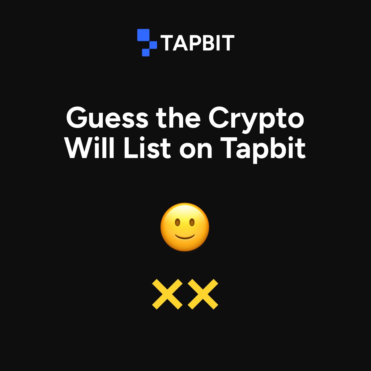 Tapbitglobal's tweet photo. 🔮 Guess the coin will list on #Tapbit for a chance to share 200 USDT! 🚀

💸200 USDT rewards to 20 lucky winners!🎁

How to enter?

1️⃣Follow @Tapbitglobal
2️⃣RT & tag 3 crypto friends
3️⃣Comment your answers & tag the project's X below
4️⃣Fill out the form https://t.co/zbKZyzWdmw

🌈Gather your friends to join and win, Have fun!

⏰June 4 - June 6  11:00 am UTC

#GuessTheCrypto #CryptoChallenge #Giveaway  #airdrop