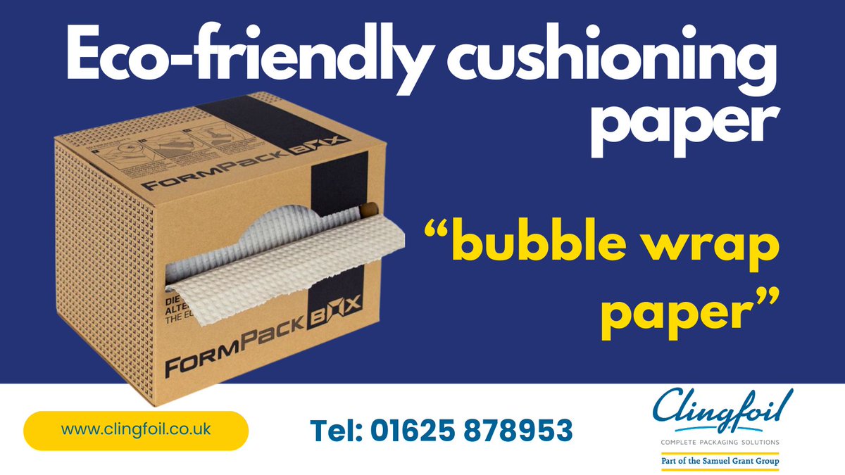 Clingfoil_ltd's tweet photo. FormPack BOX – Eco-friendly alternative to conventional bubble wrap.
For speedy and particularly environmentally friendly package shipping for small and medium-sized quantities, both for e-commerce newcomers and professionals.

https://t.co/gfithMo5Hw https://t.co/XmnTaURiO2