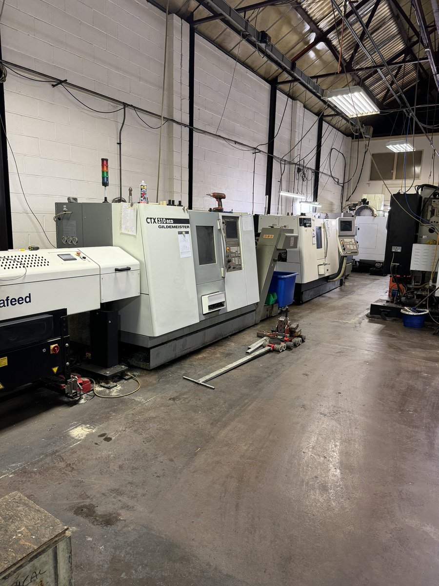 A big thank you to our neighbours <a href="/TJCPlantGroup/">TJC Plant Group Ltd</a> for allowing us to knock a hole in their wall, and allow us to move a big DNM6700XL into our factory. Year on year continued investment in machinery <a href="/MillsCNC/">Mills CNC</a> 👍