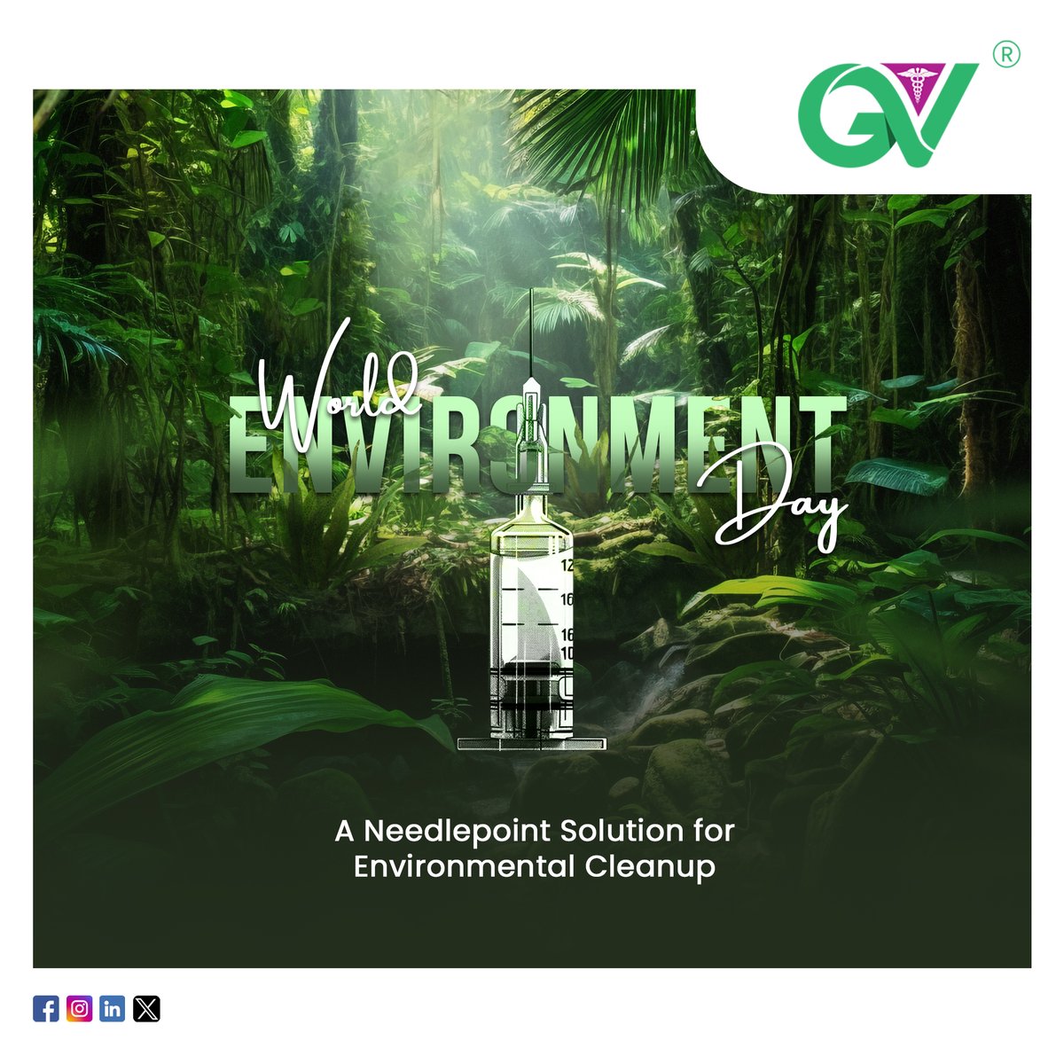 GreenveinHealth's tweet photo. "On World Environment Day, let's pledge to find innovative solutions for a cleaner, greener planet. #WorldEnvironmentDay #EnvironmentalCleanup "
#greenveinhealthcare #medical #medical_device #needle #medical_disposables #hypodermic_syringes #hypodermic_needles #syringes https://t.co/wcNNM0vXLt