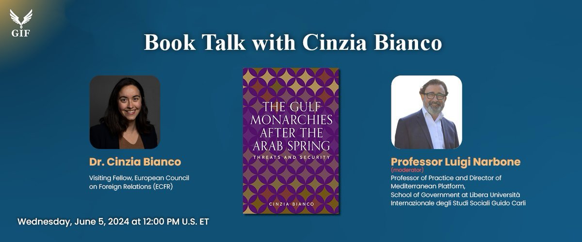 Register to chat about the past/present/future of security politics in the #Gulf w/myself &amp; Prof <a href="/NarboneLuigi/">Luigi Narbone</a> June 5 at 12pm DC time - 5pm London time, huge thanks to <a href="/GulfIntlForum/">Gulf Int'l Forum</a> for hosting!
 👉🏻tinyurl.com/3dvnxnx4