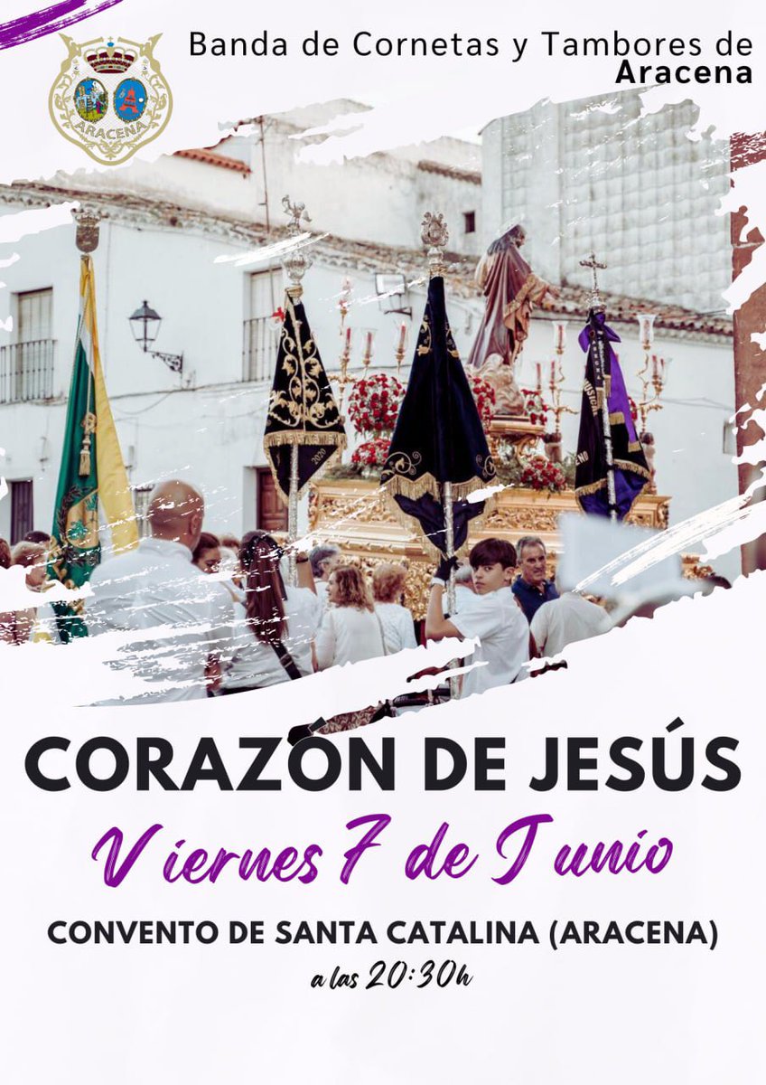 📇AGENDA📇

Esta semana nos preparamos para nuestro ya tradicional acompañamiento musical al #CorazondeJesus 
📍Aracena 

⛪️Convento de las Carmelitas Santa Catalina

📇Viernes 7 de Junio 

🕒 21h