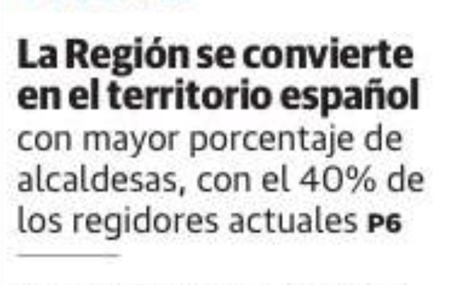 Mientras la izquierda sigue con sus historias sobre la igualdad, en la #RegióndeMurcia, con gobiernos del PP desde 1995, demostramos con hechos que apostamos por ella. Que tomen nota de cómo se defiende de verdad a las mujeres. Viva la meritocracia.