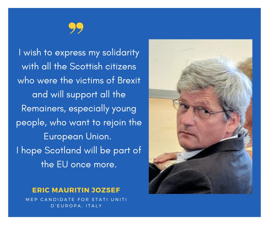 ScotlandEurope's tweet photo. At these #EUelections @EJozsef wants to #SpeakUpforScotland! 🇪🇺 🏴󠁧󠁢󠁳󠁣󠁴󠁿 

We at EfS are gathering support for Scotland in the future EU Parliament from candidates across Europe. For the full list of signatories, visit https://t.co/DlhUpSIEKA

#eu #EUelections #scotland #Brexit https://t.co/b9FOaXVQCr