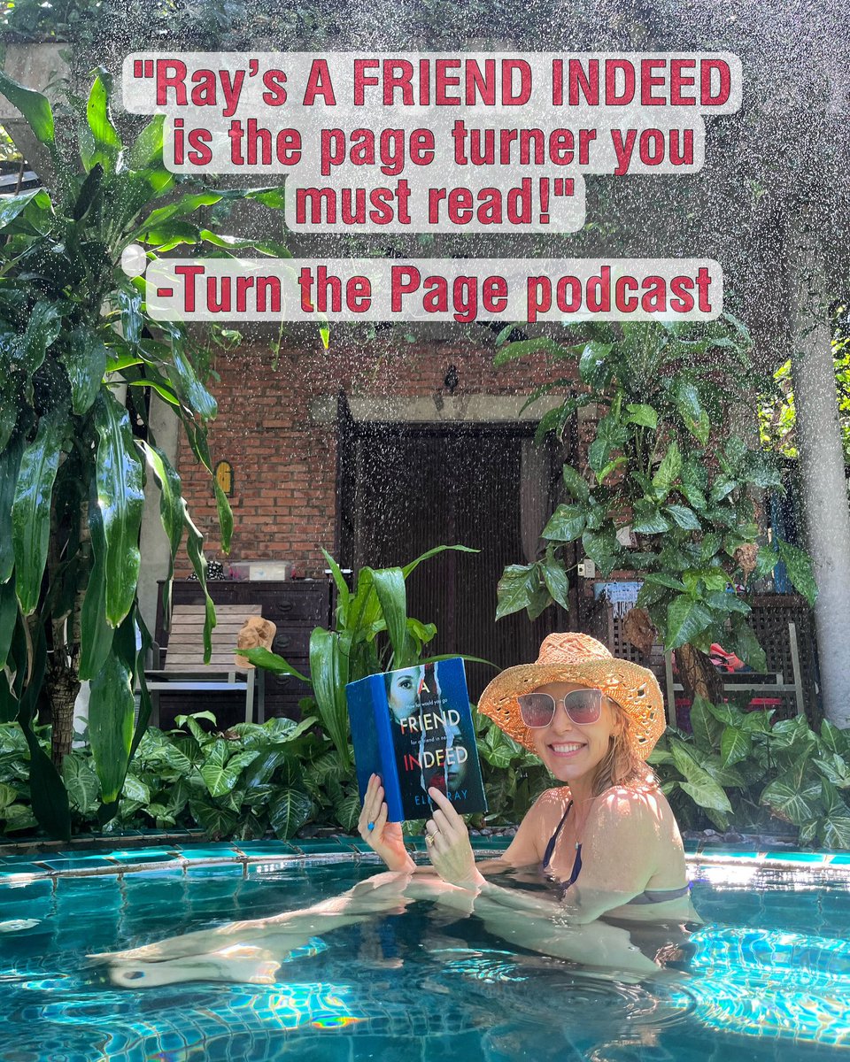 I’m on the Turn the Page podcast talking books, friends &amp; who you’d ask for help to ditch a dead body. Also, heatwave here, making it too hot to dump corpses, evade the cops, foil blackmailers, or leave this pool. Please recommend more great pool reads!

youtube.com/watch?v=yb-hC3…