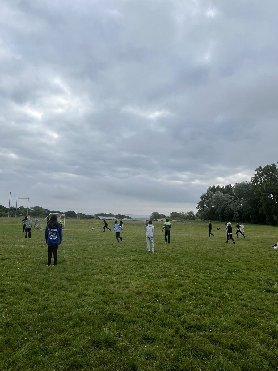 Delicious and filling breakfast followed by a game of football.