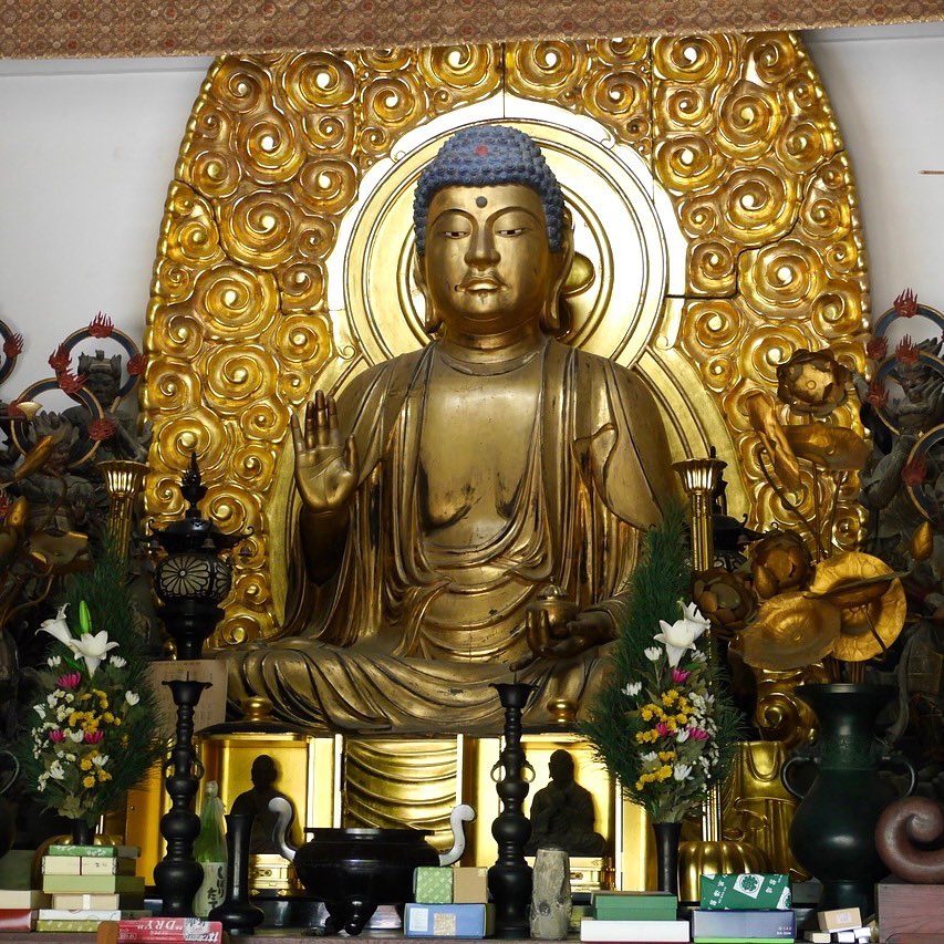 aika_aneki's tweet photo. 兵庫県神戸市の温泉寺にある丈六の薬師如来座像です。 現在のも大きいのですが創建当時(724年)の初代薬師如来座像はもっと大きかったと伝えられているようです。 #大仏 #大佛 #大仏様 #大仏さま #だいぶつ #巨大仏 #巨大仏像 #大観音 #観音 #仏像 #地蔵 #巨像 #大仏巡り #bigbuddha #buddha https://t.co/NcI6k7bgrD