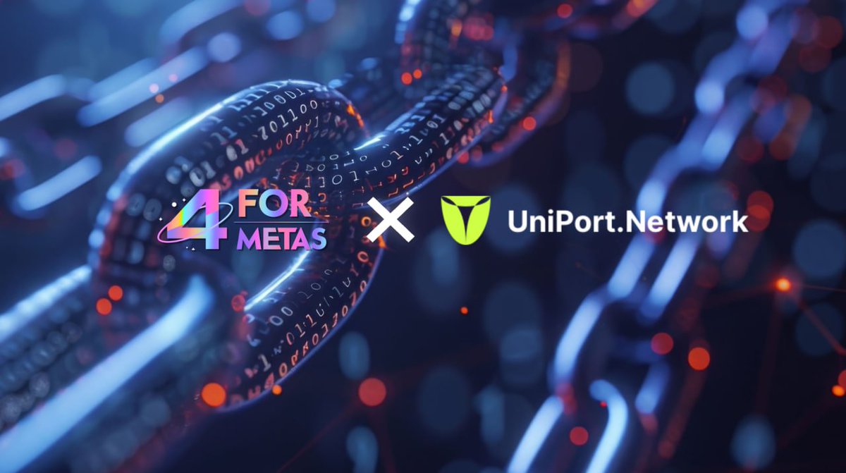 PLAYER DAO | 4Metas (@4metas) on Twitter photo 🌐 Exciting news! 🚀 4Metas and <a href="/Uniport_Network/">UniportNetwork</a>
announces partnership 🤝
UniPort. network is an Omni-chain interoperability protocol for #Bitcoin ecosystem assets.
Stay tuned for incredible developments ahead! 🌟
#UniPort #4Metas #Bitcoin #Interoperability #Partnership 🌐 Exciting news! 🚀 4Metas and <a href="/Uniport_Network/">UniportNetwork</a>
announces partnership 🤝
UniPort. network is an Omni-chain interoperability protocol for #Bitcoin ecosystem assets.
Stay tuned for incredible developments ahead! 🌟
#UniPort #4Metas #Bitcoin #Interoperability #Partnership
