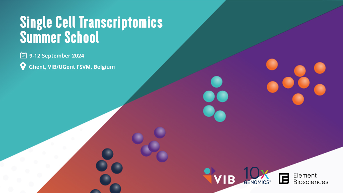 VIB Technology Training (@vibtechtraining) on Twitter photo Take your chance to immerse yourself in single cell transcriptomics: from sample preparation, over data acquisition to data analysis... and set up & analyse your own experiments afterwards!
๐บ Secure your seat at our summer school: shorturl.at/ms7lX
<a href="/10xGenomics/">10x Genomics</a>
<a href="/ElemBio/">Element Biosciences</a> Take your chance to immerse yourself in single cell transcriptomics: from sample preparation, over data acquisition to data analysis... and set up & analyse your own experiments afterwards!
๐บ Secure your seat at our summer school: shorturl.at/ms7lX
<a href="/10xGenomics/">10x Genomics</a>
<a href="/ElemBio/">Element Biosciences</a>