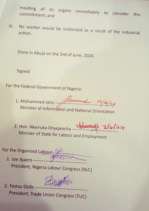 "NLC and TUC"
What's next now