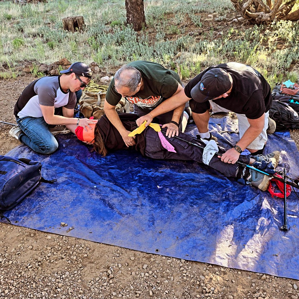 shawnapandya's tweet image. Another year, another @IIAS_NLC Space &amp;amp; Wilderness Medicine Course! From lava tube explorations to rover sorties to remotely-guided procedures our students took it all in stride &amp;amp; rose to the occasion! Teaching this course is one of my favorite things. ❤️🚀🌠👩🏽‍🚀👩🏽‍⚕️🏥
#pushthelimits