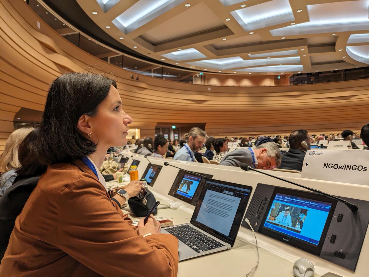 🔔Yesterday the @ILO International Labour Conference discussed decent work in care economy. On behalf of @ICA, CICOPA underlined that #coops provide quality work to caregivers &amp; ensure quality, affordable, uninterrupted care.

Full statement⏩ shorturl.at/tG9nD