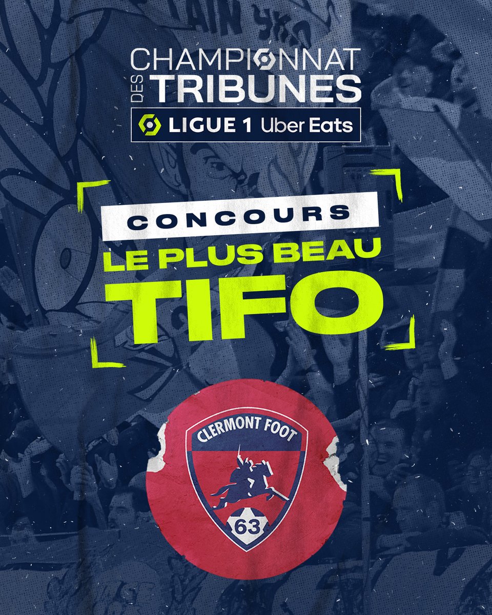 🗳️ Il est l'heure de voter pour #LePlusBeauTifo de la saison 🌋 Pour élire le tifo Clermontois, c'est par ici ➡️ vu.fr/FKEvR