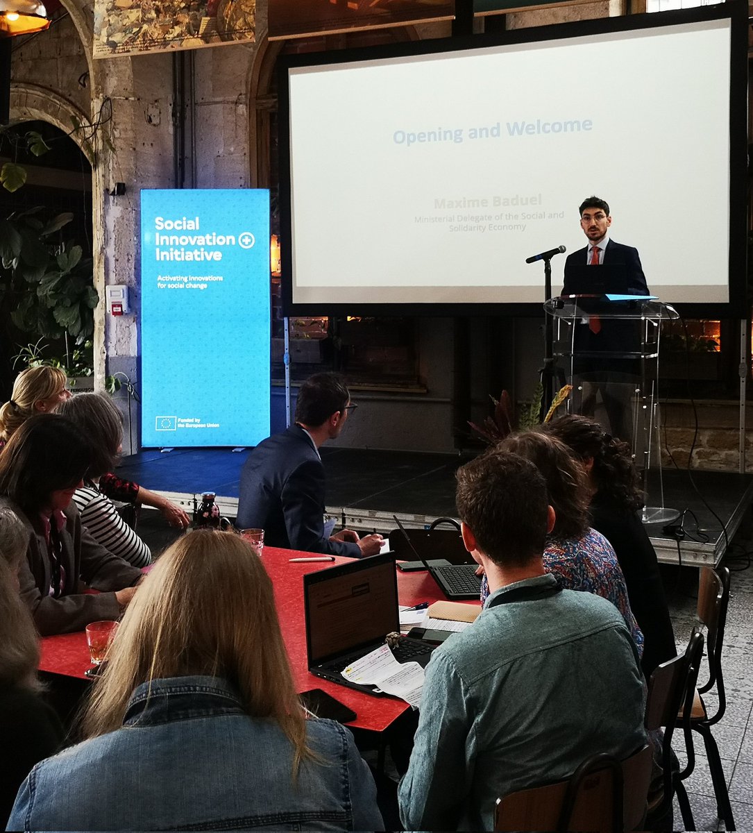Avise (@avise_org) on Twitter photo Merci à <a href="/MaximeBaduel/">Maxime Baduel</a> pour l'introduction de cette 1ère CoP SI européenne (Community of Practice on #SocialInnovation) en France !
80 participants issus des États membres de l'#UE sur réunis pour échanger sur le thème : "comment faire changer d'échelle les innovations sociales" Merci à <a href="/MaximeBaduel/">Maxime Baduel</a> pour l'introduction de cette 1ère CoP SI européenne (Community of Practice on #SocialInnovation) en France !
80 participants issus des États membres de l'#UE sur réunis pour échanger sur le thème : "comment faire changer d'échelle les innovations sociales"