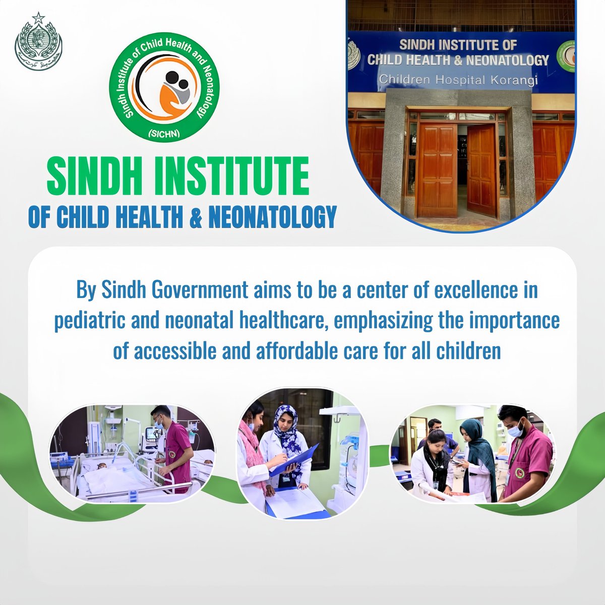 SINDH INSTITUTE OF CHILD HEALTH &amp; NEONATOLOGY

By Sindh Government aims to be a center of excellence in pediatric and neonatal healthcare, emphasizing the importance of accessible and affordable care for all children
<a href="/sharjeelinam/">Sharjeel Inam Memon</a> 
<a href="/SumetaSyed/">Sumeta Afzal Syed</a>