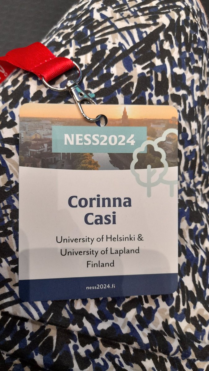 CorinnaCasi's tweet photo. NESS (Nordic Environmental Social Sciences) 2024 has just started in #Turku, I look forward to engaging discussions
#NESS, #NESS2024
#NordicEnvSocSci, #EnvSocSci, #SocSci https://t.co/ivO5YjCHVW