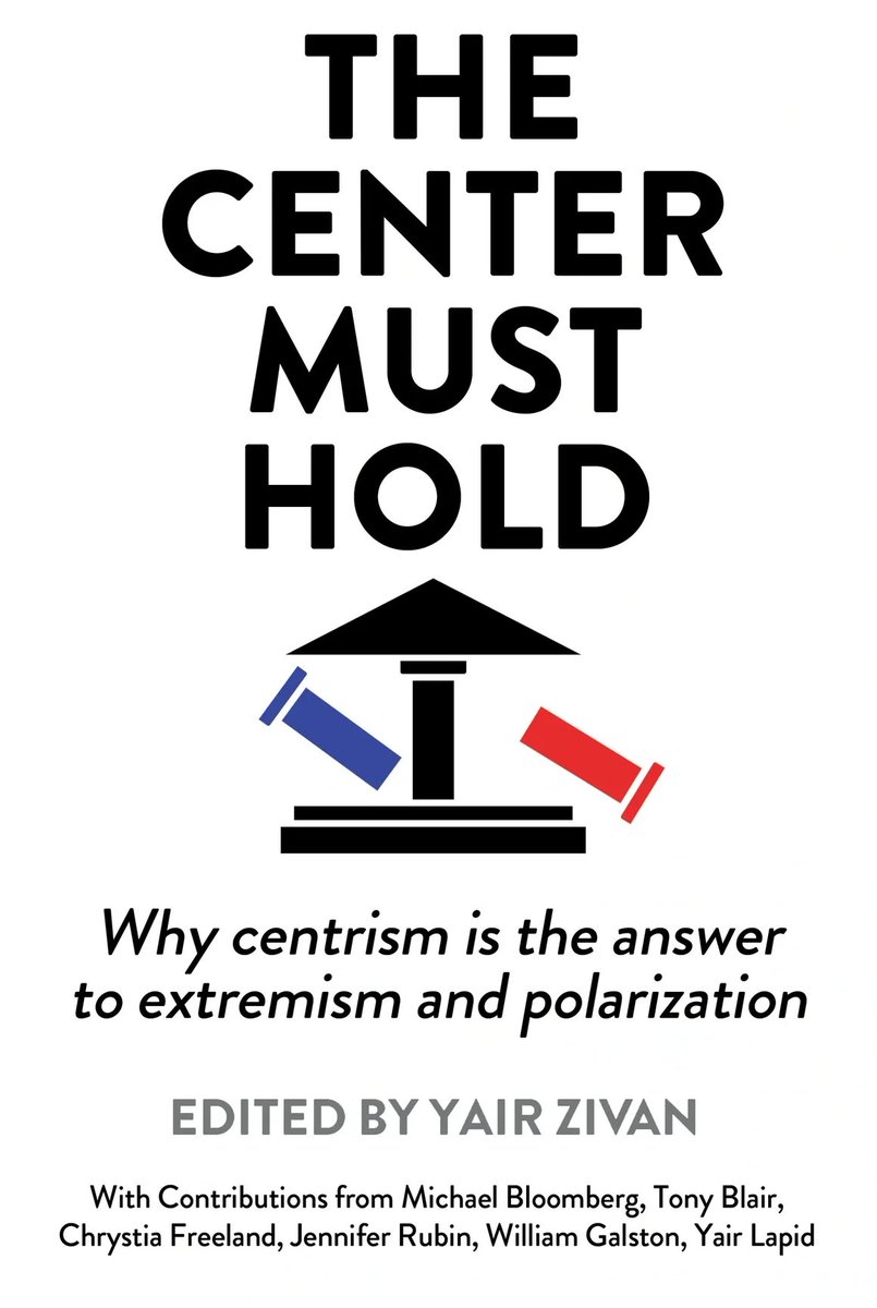 matstrolz's tweet image. Reading Recommendation: &quot;The Center Must Hold - Why Centrism is the Answer to Extremism and Polarization&quot; by @YairZivan. 
The book makes the case for political #centrism as the antidote to the #extremism, #polarization and #populism which is tearing countries apart.
It offers a…