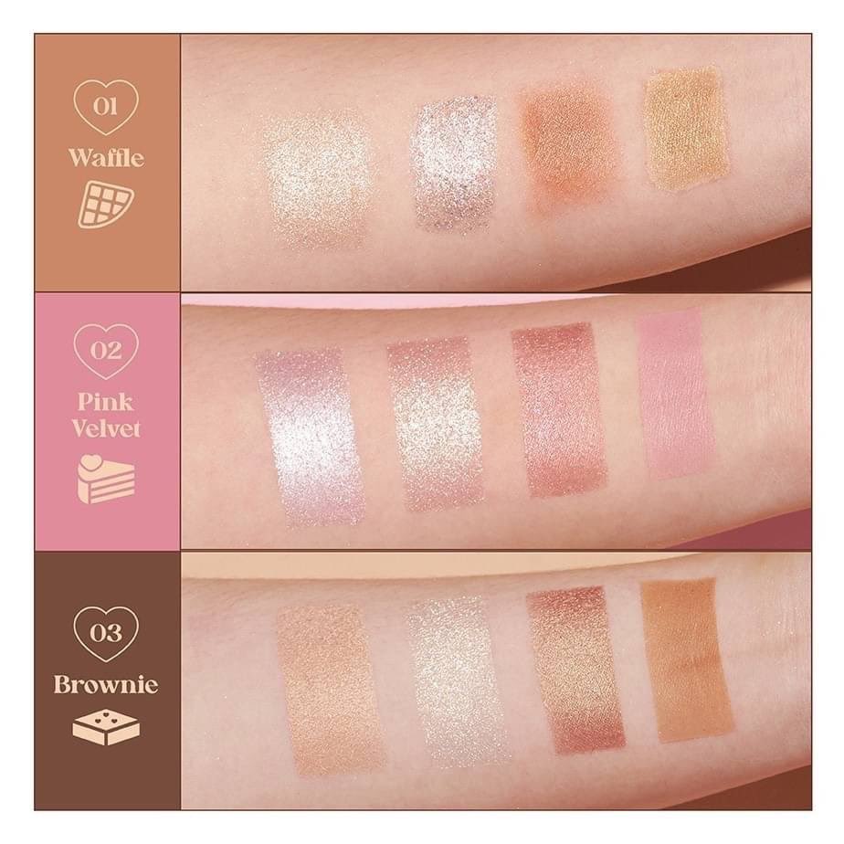 kkmspss's tweet photo. 🥨 COSLUXE Bake Me Brown Eye Palette - พร้อมส่ง

🧚🏻‍♀️ตลับละ 190.-

มี 3 โทน
01 Waffle
02 Pink Velvet
03 Brownie

อายแชโดว์พาเลทตาเนื้อแมท ชิมเมอร์ ใช้ได้ทุกวัน ทุกโอกาส

🎀 รีทวิต ค่าส่ง 39 ไม่บวกเพิ่ม

#อายแชโดว์ #เครื่องสำอาง #ส่งต่อคสอ #สกินแคร์เกาหลี #cosluxe https://t.co/y0FJc9Vz2z